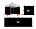 S3 Wall 4 Sides 9+3 Meters telts