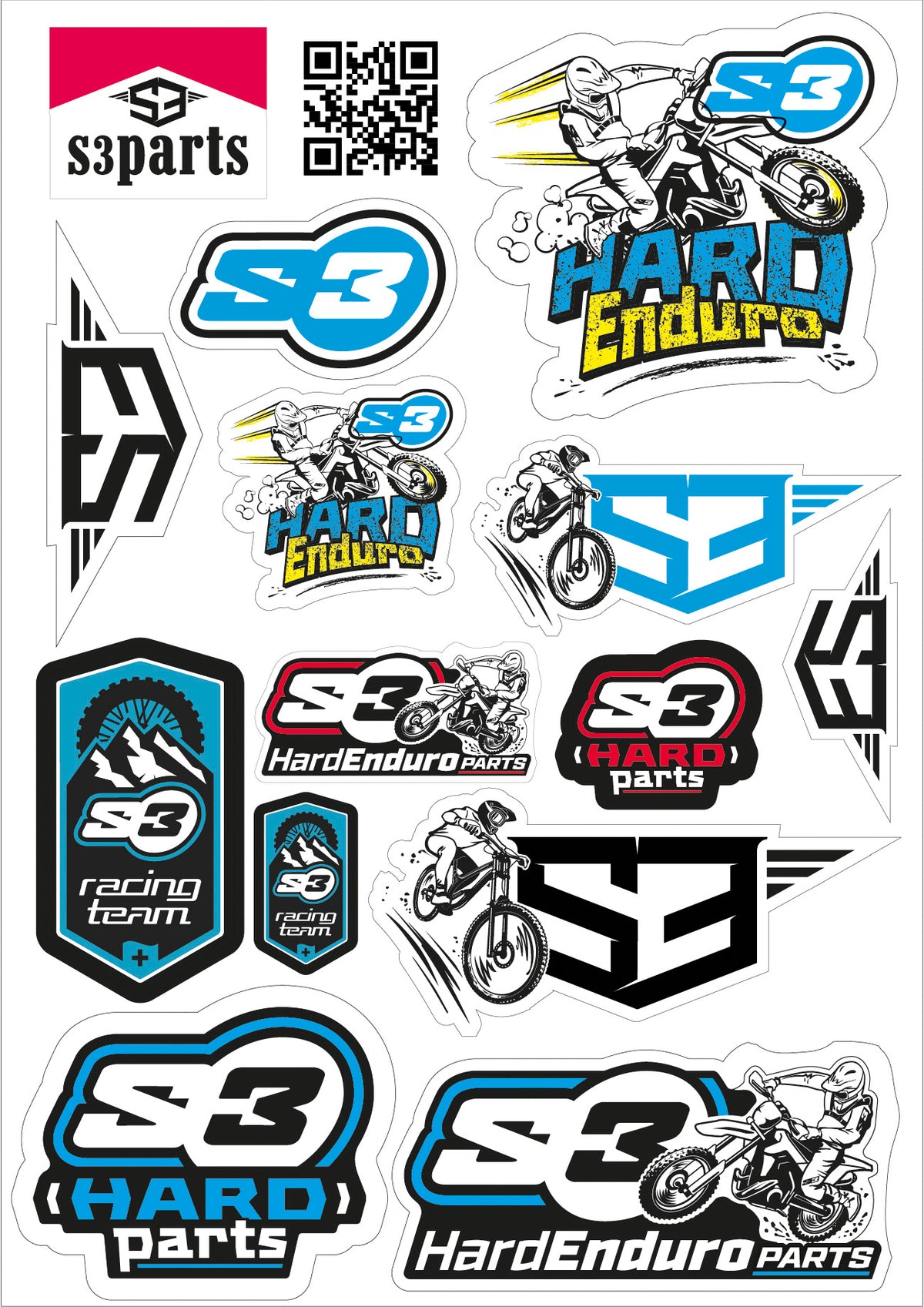 S3 Logo S Enduro uzlīme
