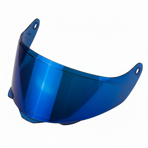 Hebo A618 Tinted Blue Visor With Pinlock Pins Ready FOR Pinlock 70 DKS002