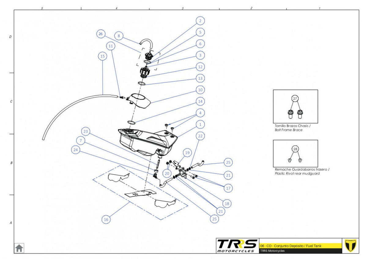 TRRS 2023 XTRACK ONE RR (HOMOLOGATED) — 06TR Degvielas tvertne