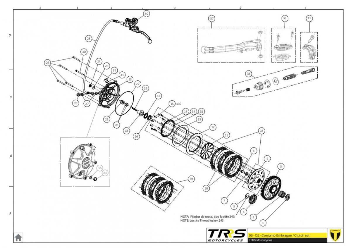 TRRS 2023 XTRACK ONE RR (HOMOLOGATED) — 05MT Sajūgs
