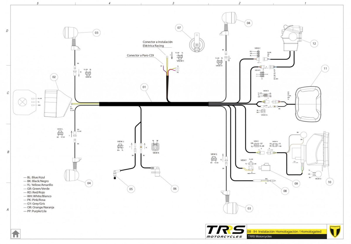 TRRS 2023 ONE RR ELECTRIC START (HOMOLOGATED) — 09CTR Instalācija (homologēts)