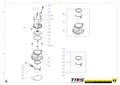 TRRS 2024 XTRACK ONE RR ELECTRIC START (HOMOLOGATED) — 07MT Cilindrs un virzulis
