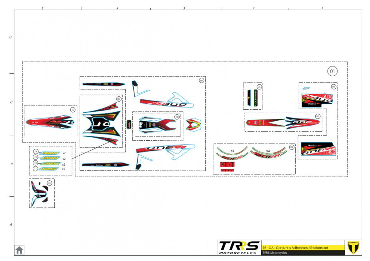 TRRS 2023 XTRACK ONE RR ELECTRIC START (COMPETITION) — 15TR Uzlīmes