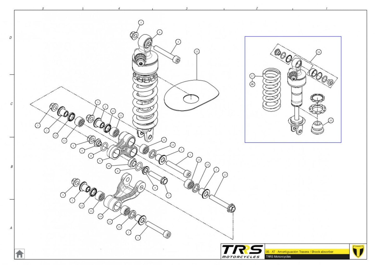 TRRS 2023 XTRACK ONE RR ELECTRIC START (HOMOLOGATED) — 05TR Amortizators