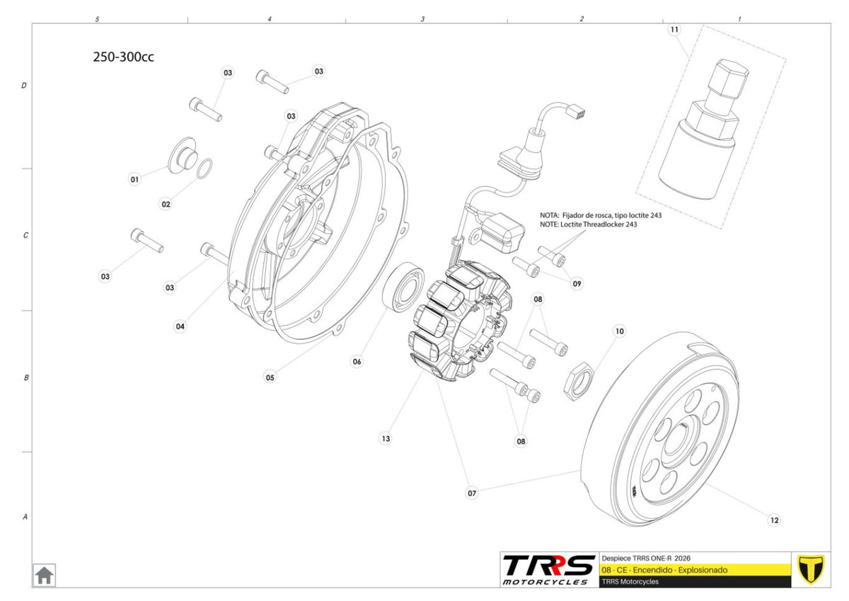 TRRS 2026 ONE R (COMPETITION) — 08MT Aizdedze