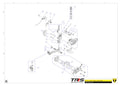 TRRS 2024 XTRACK ONE RR ELECTRIC START (HOMOLOGATED) — 07TR Aizmugurējā bremze