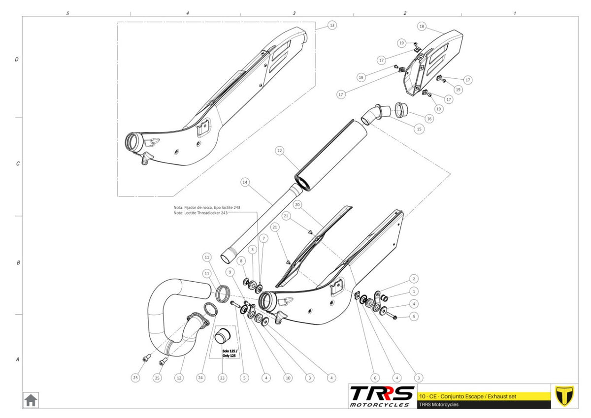 TRRS 2024 XTRACK ONE RR (COMPETITION) — 10TR Izpūtējs