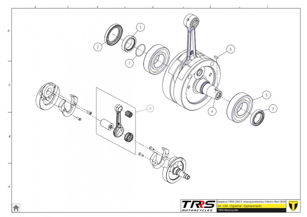 TRRS 2024 ONE R ELECTRIC START (COMPETITION) — 04MT Kloķvārpsta