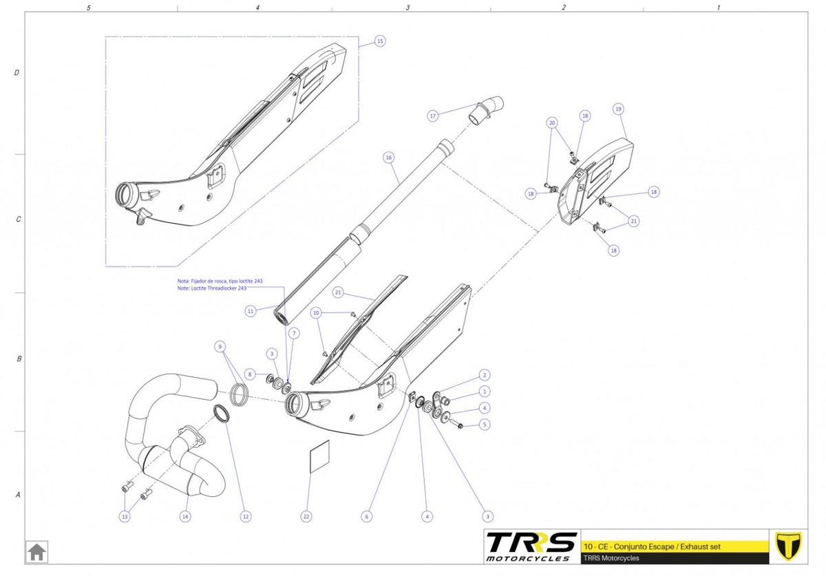 TRRS 2023 ONE RR ELECTRIC START (HOMOLOGATED) — 10TR Izpūtējs