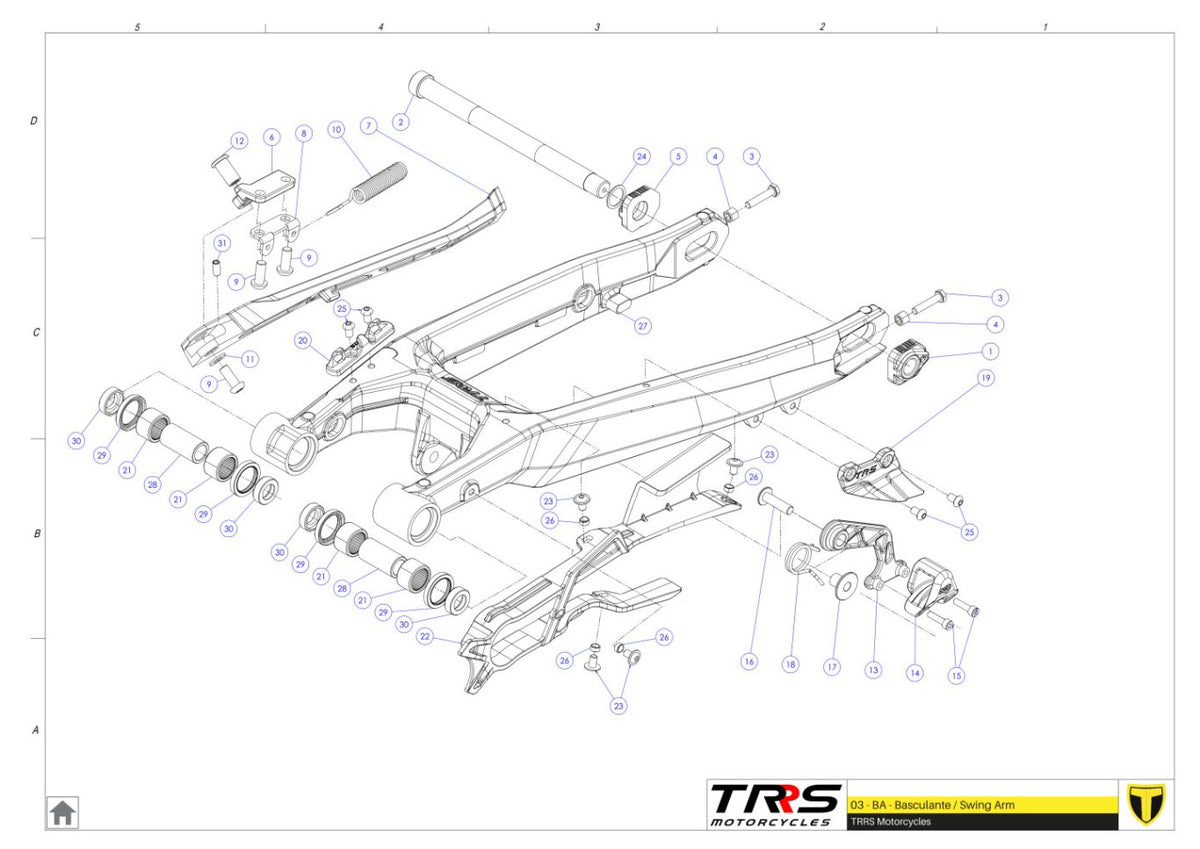 TRRS 2024 XTRACK ONE RR ELECTRIC START (COMPETITION) — 03TR Svārsts