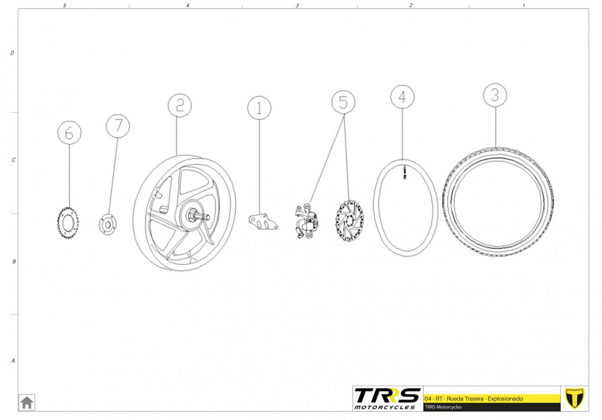 TRRS 2023 ON-E BALANCE 16" — 04EP Aizmugurējais ritenis