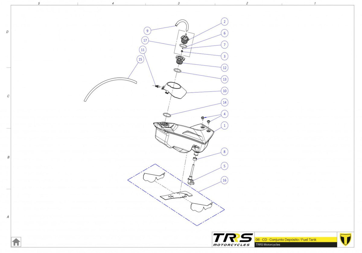 TRRS 2023 ONE RR (HOMOLOGATED) — 06TR Degvielas tvertne