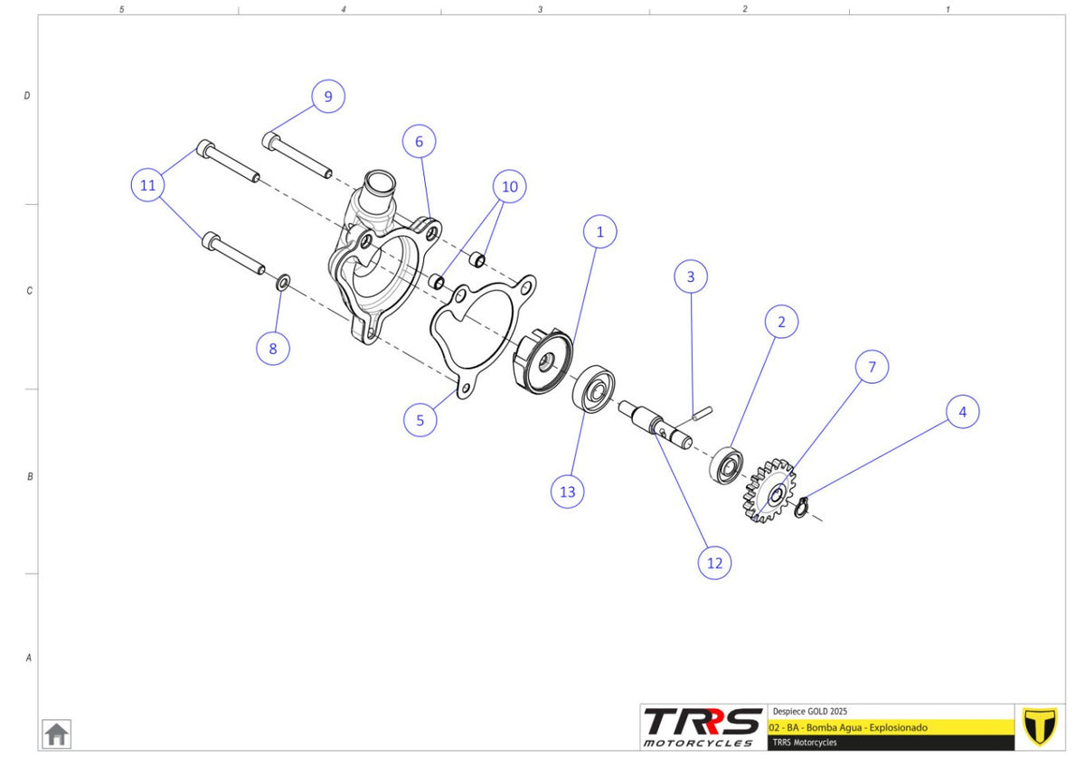 TRRS 2025 ONE GOLD (INJECTION) — 02MT Ūdens sūknis