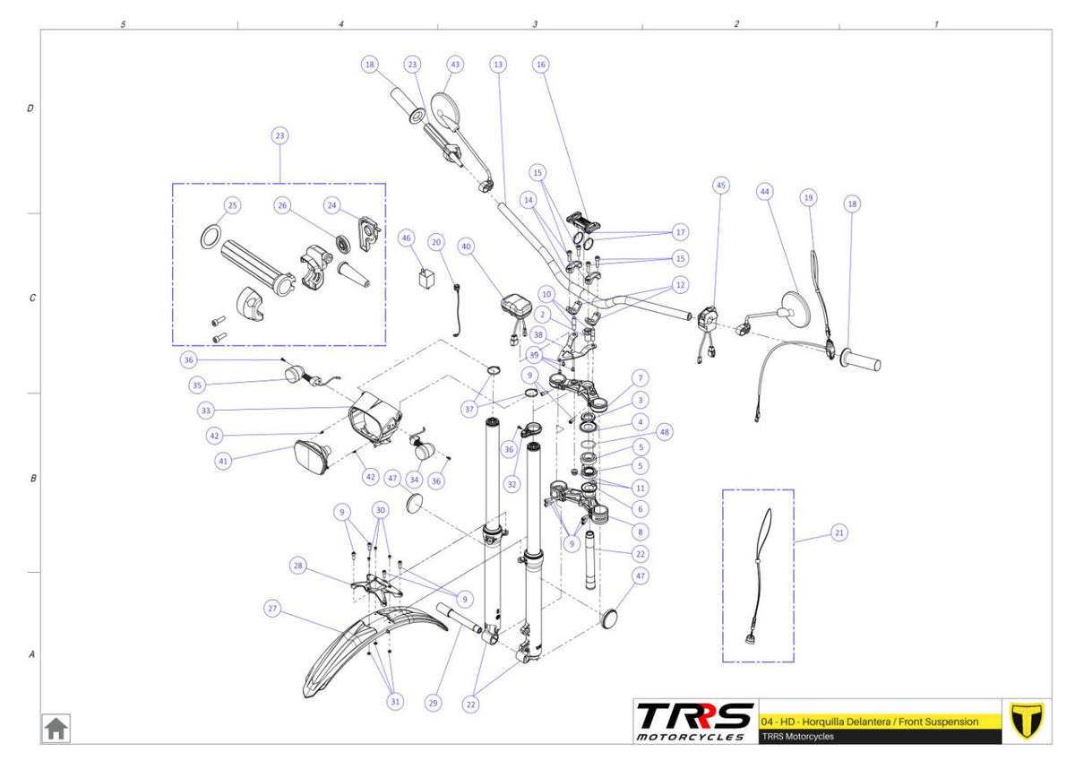 TRRS 2024 XTRACK ONE RR (HOMOLOGATED) — 04TR Balstiekārta
