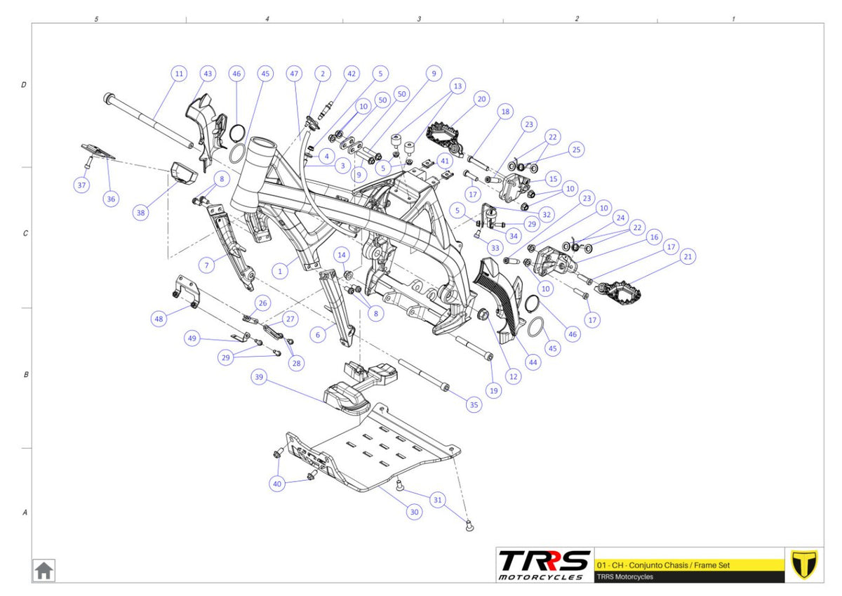 TRRS 2024 XTRACK ONE RR (HOMOLOGATED) — 01TR Rāmis