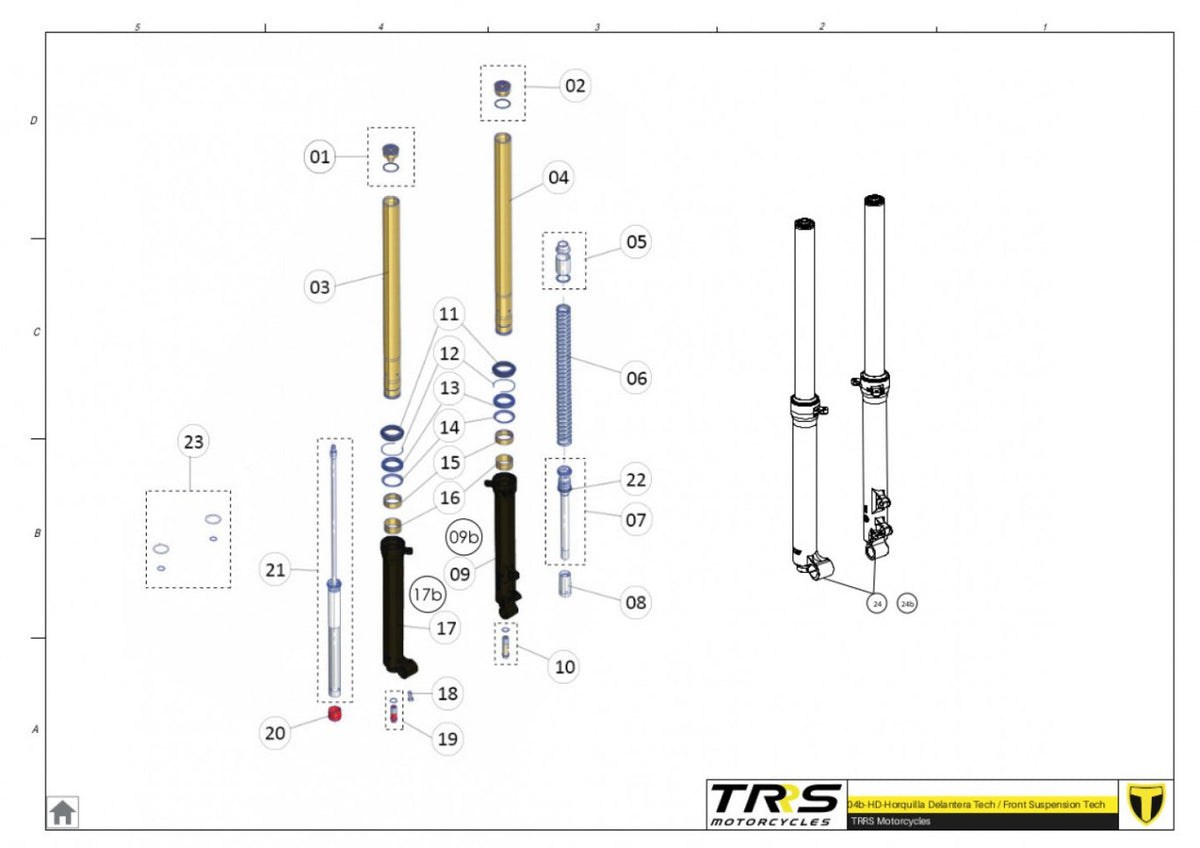 TRRS 2023 XTRACK ONE RR (COMPETITION) — 04BTR Balstiekārta TECH