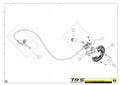 TRRS 2023 ON-E KIDS 16" — 07TR Aizmugurējā bremze