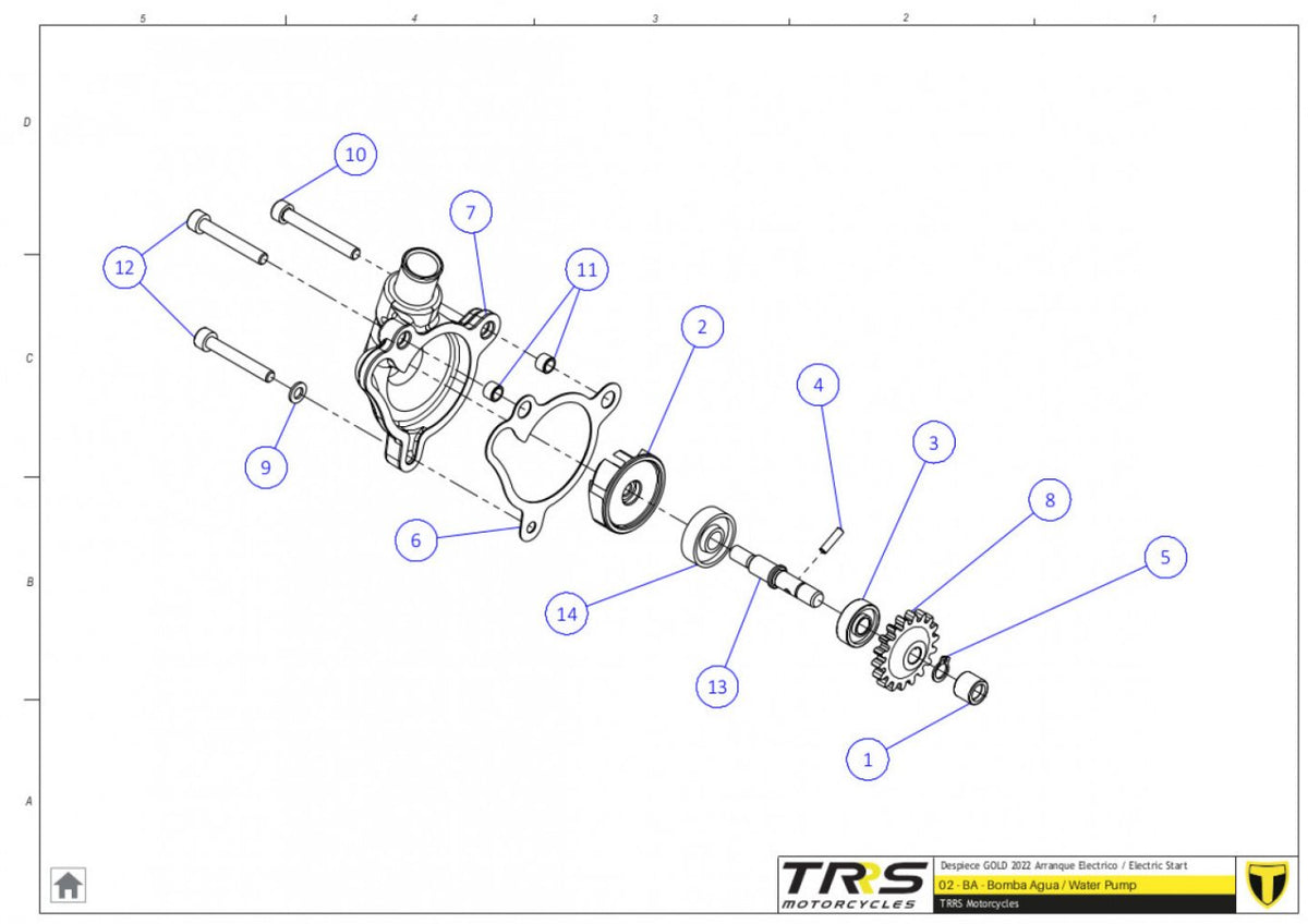 TRRS 2023 ONE GOLD ELECTRIC START — 02MT Ūdens sūknis