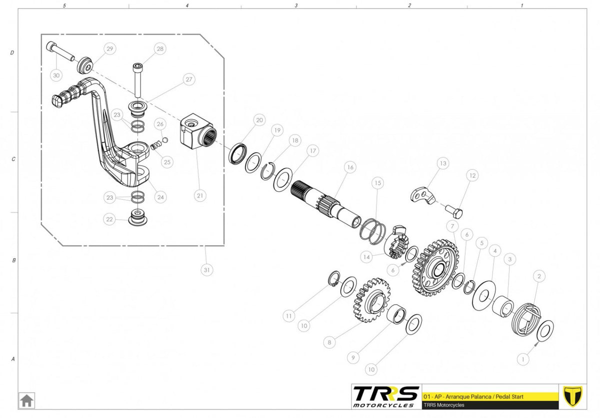 TRRS 2023 ONE RR ELECTRIC START (HOMOLOGATED) — 01MT Kikstarteris