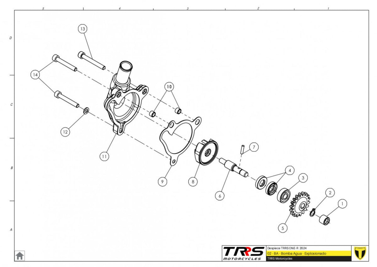 TRRS 2024 ONE R (COMPETITION) — 02MT Ūdens sūknis