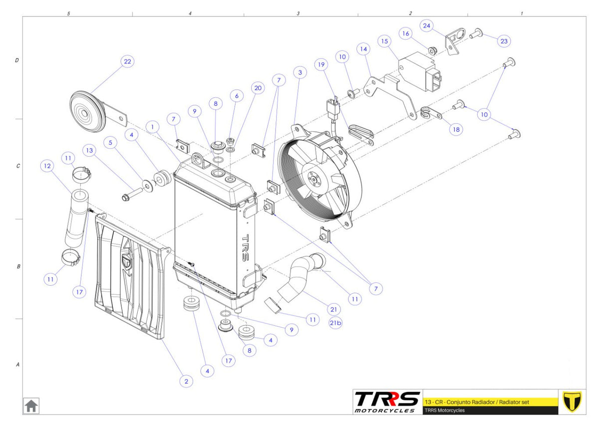 TRRS 2024 XTRACK ONE RR (HOMOLOGATED) — 13TR Radiators