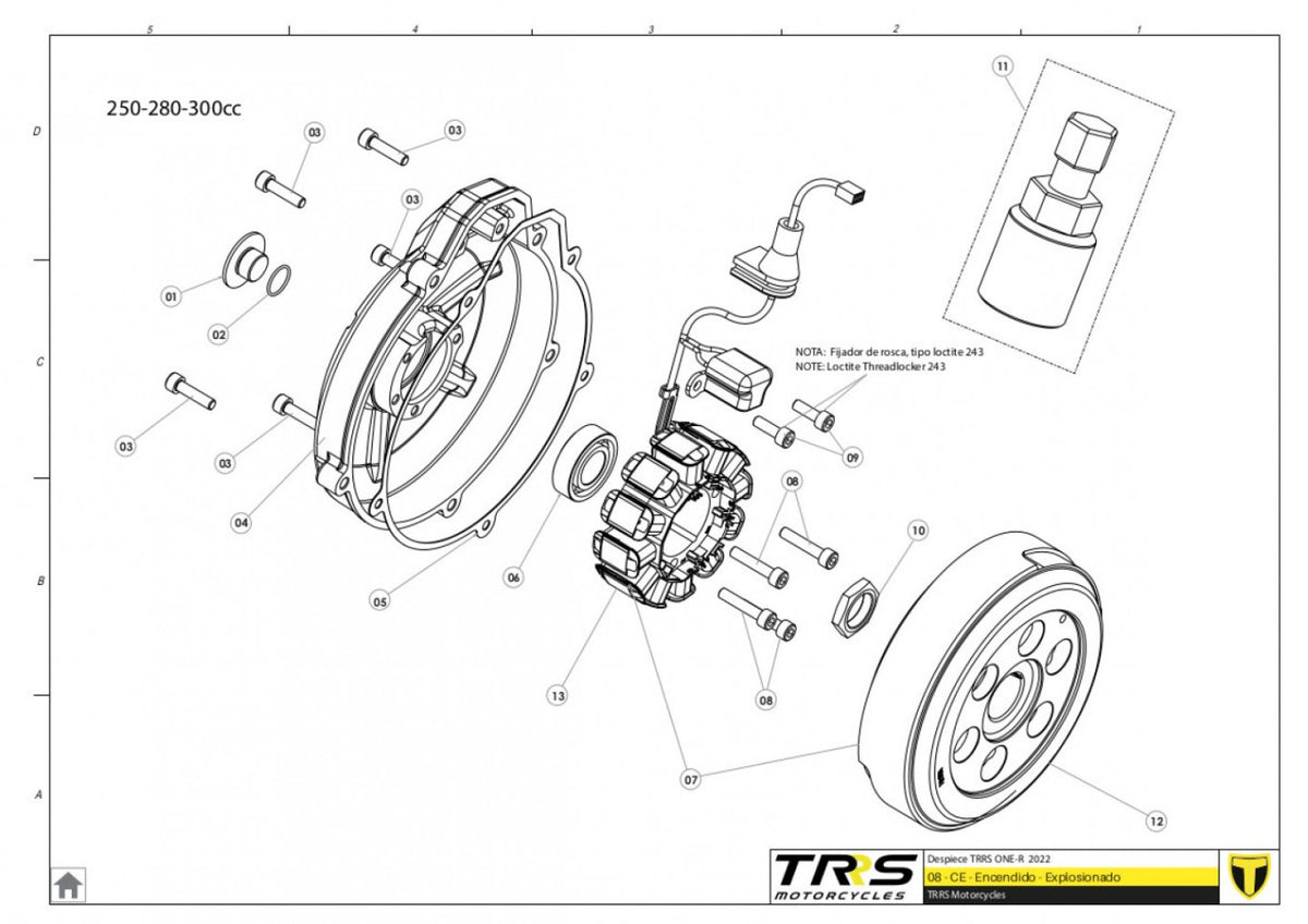 TRRS 2023 ONE R (COMPETITION) — 08MT Aizdedze