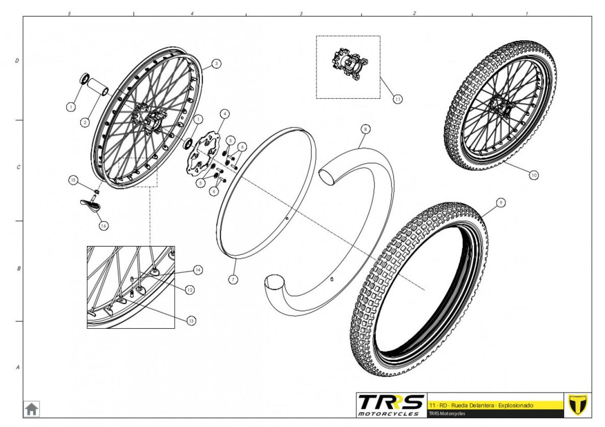TRRS 2024 ONE — 11TR Priekšējais ritenis