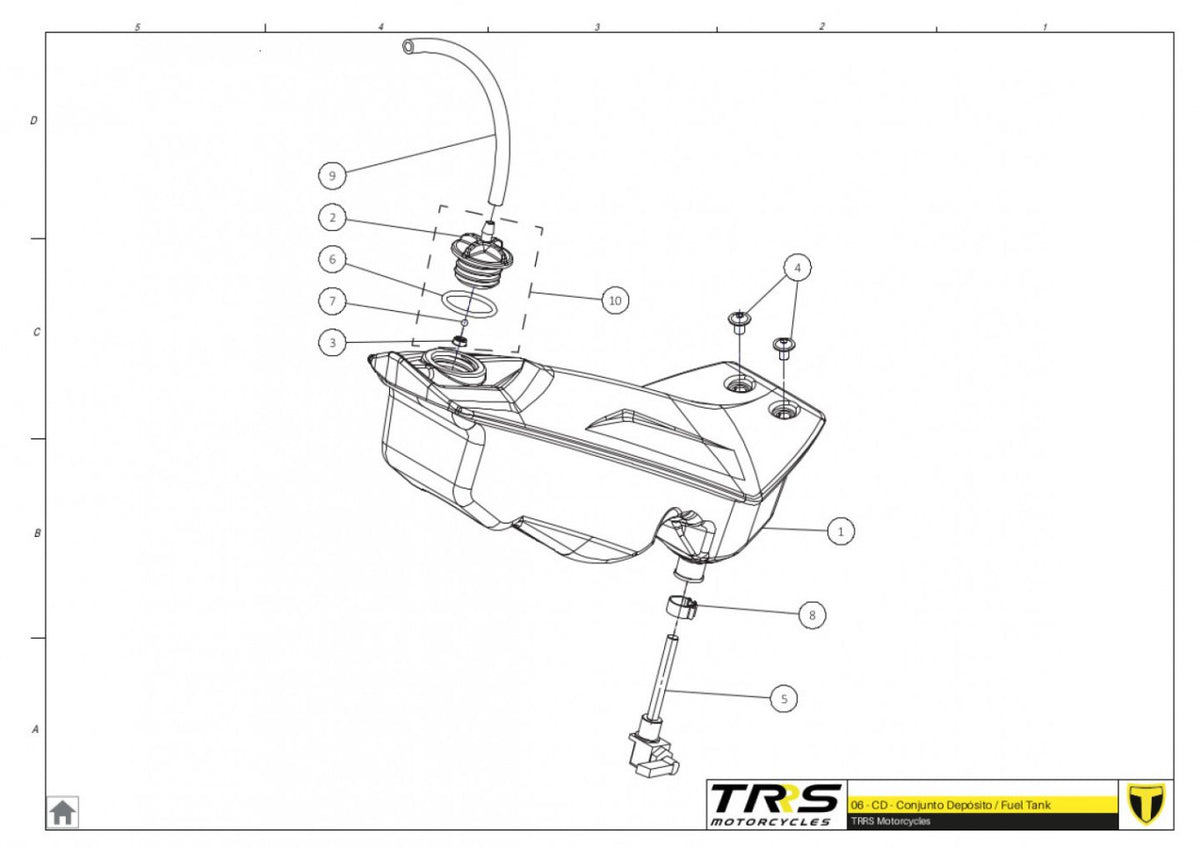 TRRS 2023 ONE RR — 06TR Degvielas tvertne