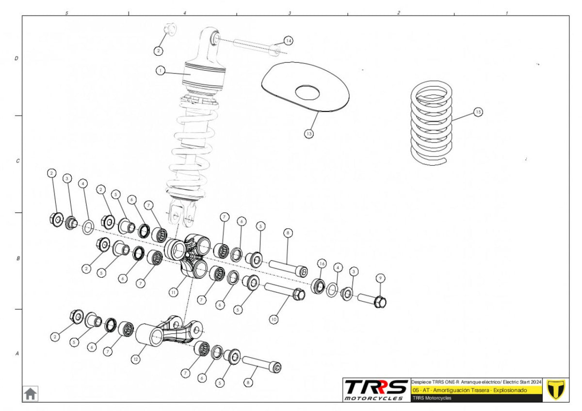 TRRS 2024 ONE R ELECTRIC START (COMPETITION) — 05TR Amortizators