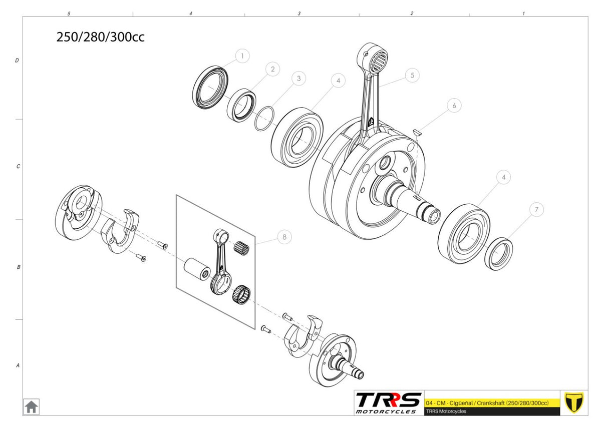 TRRS 2024 XTRACK ONE RR (HOMOLOGATED) — 04MT Kloķvārpsta
