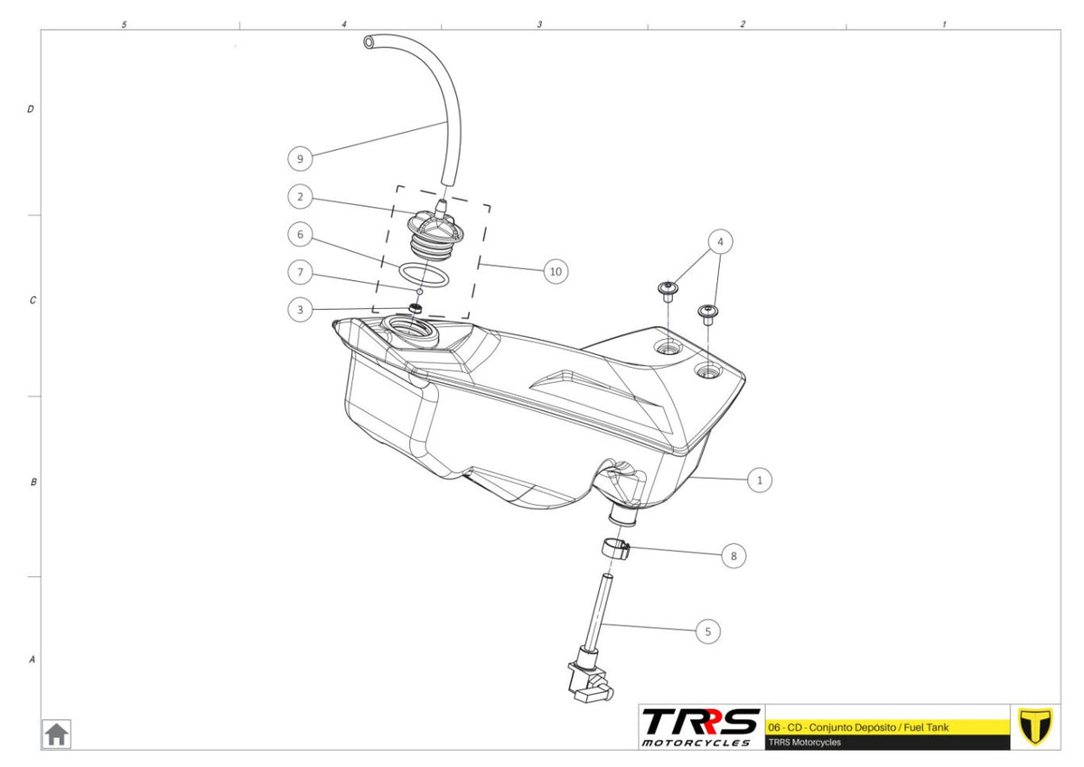 TRRS 2025 ONE RR — 06TR Degvielas tvertne