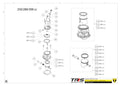 TRRS 2025 ONE R (COMPETITION) — 07MT Cilindrs un virzulis