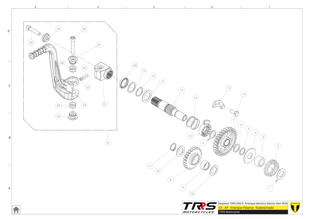 TRRS 2026 ONE R ELECTRIC START (COMPETITION) — 01MT Kikstarteris