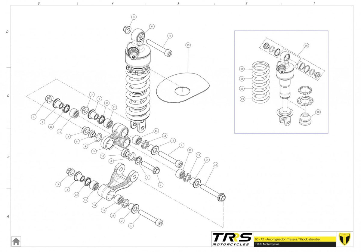 TRRS 2023 ONE RR ELECTRIC START (HOMOLOGATED) — 05TR Amortizators