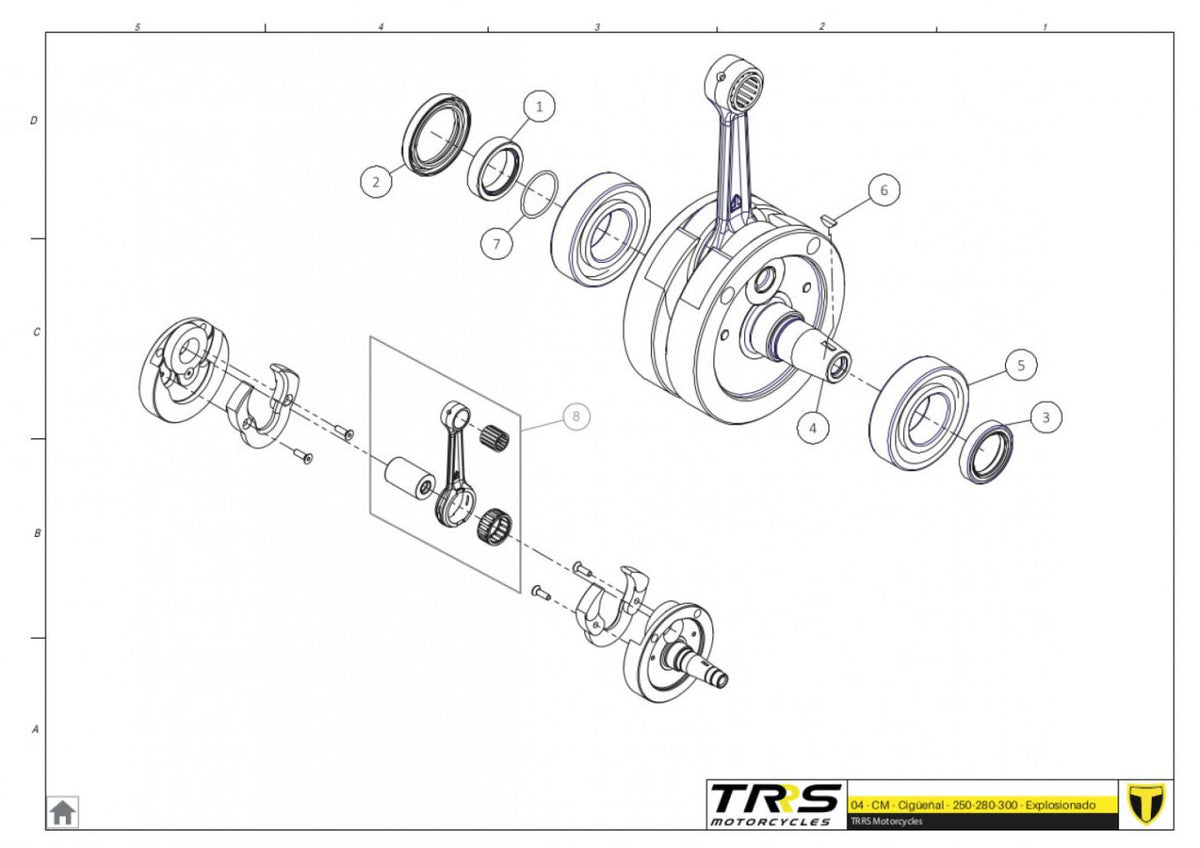 TRRS 2024 XTRACK ONE ELECTRIC START — 04MT Kloķvārpsta