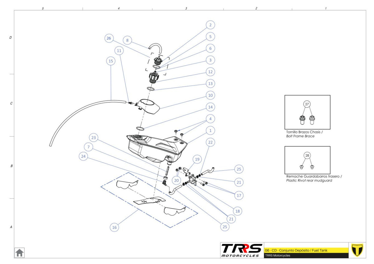 TRRS 2024 XTRACK ONE RR ELECTRIC START (HOMOLOGATED) — 06TR Degvielas tvertne