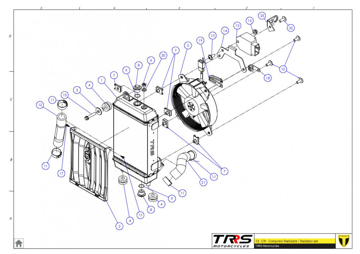 TRRS 2024 ONE RR ELECTRIC START — 13TR Radiators