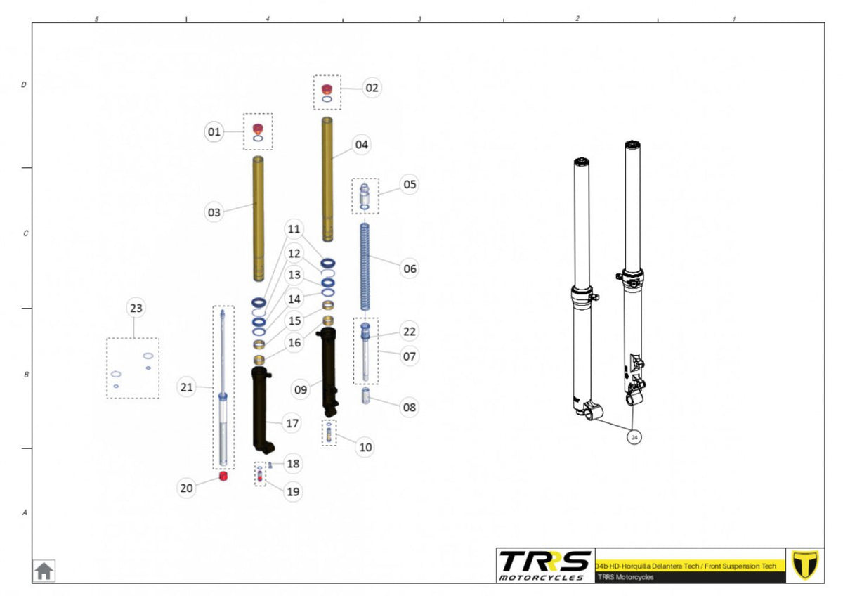 TRRS 2023 XTRACK ONE RR ELECTRIC START (COMPETITION) — 04BTR Balstiekārta TECH