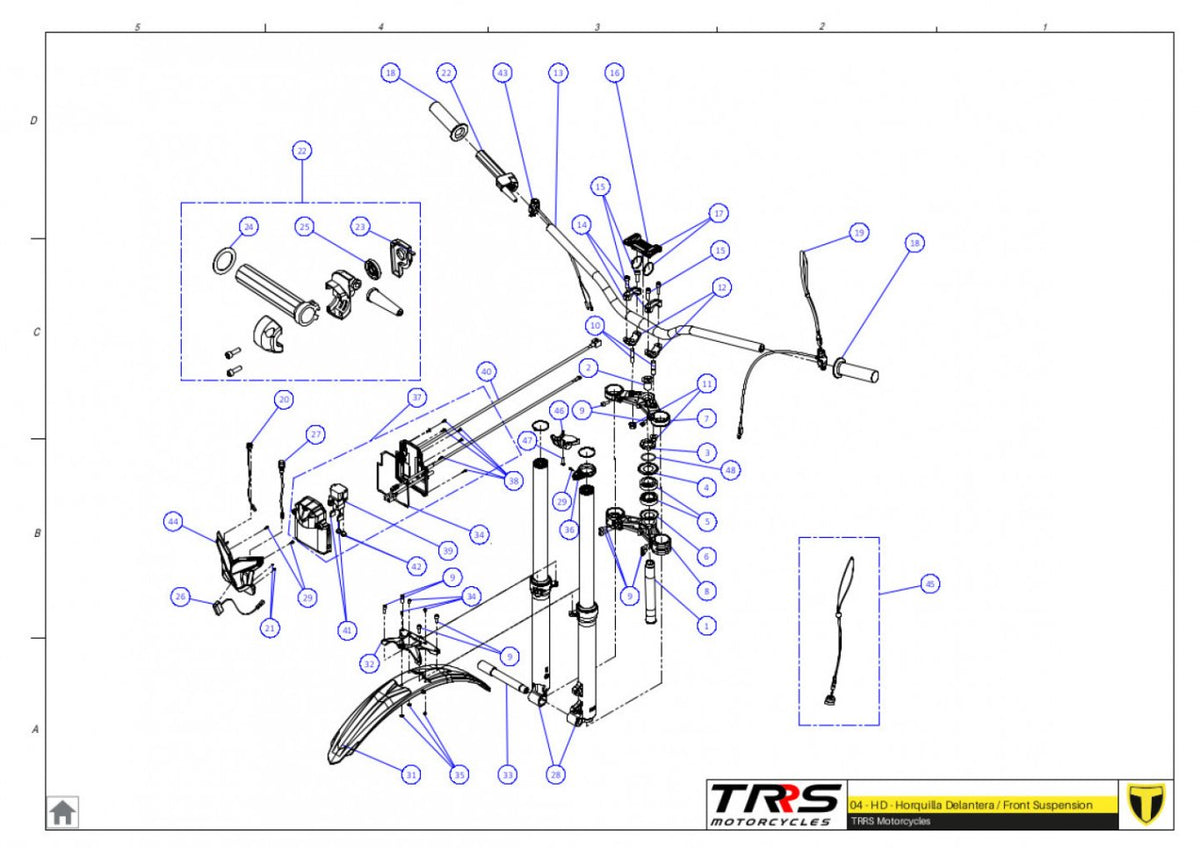 TRRS 2024 ONE RR ELECTRIC START — 04TR Balstiekārta