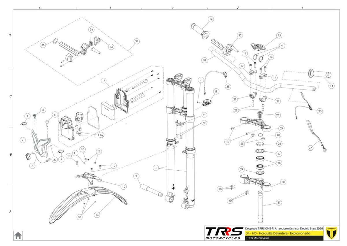 TRRS 2026 ONE R ELECTRIC START (COMPETITION) — 04TR Balstiekārta