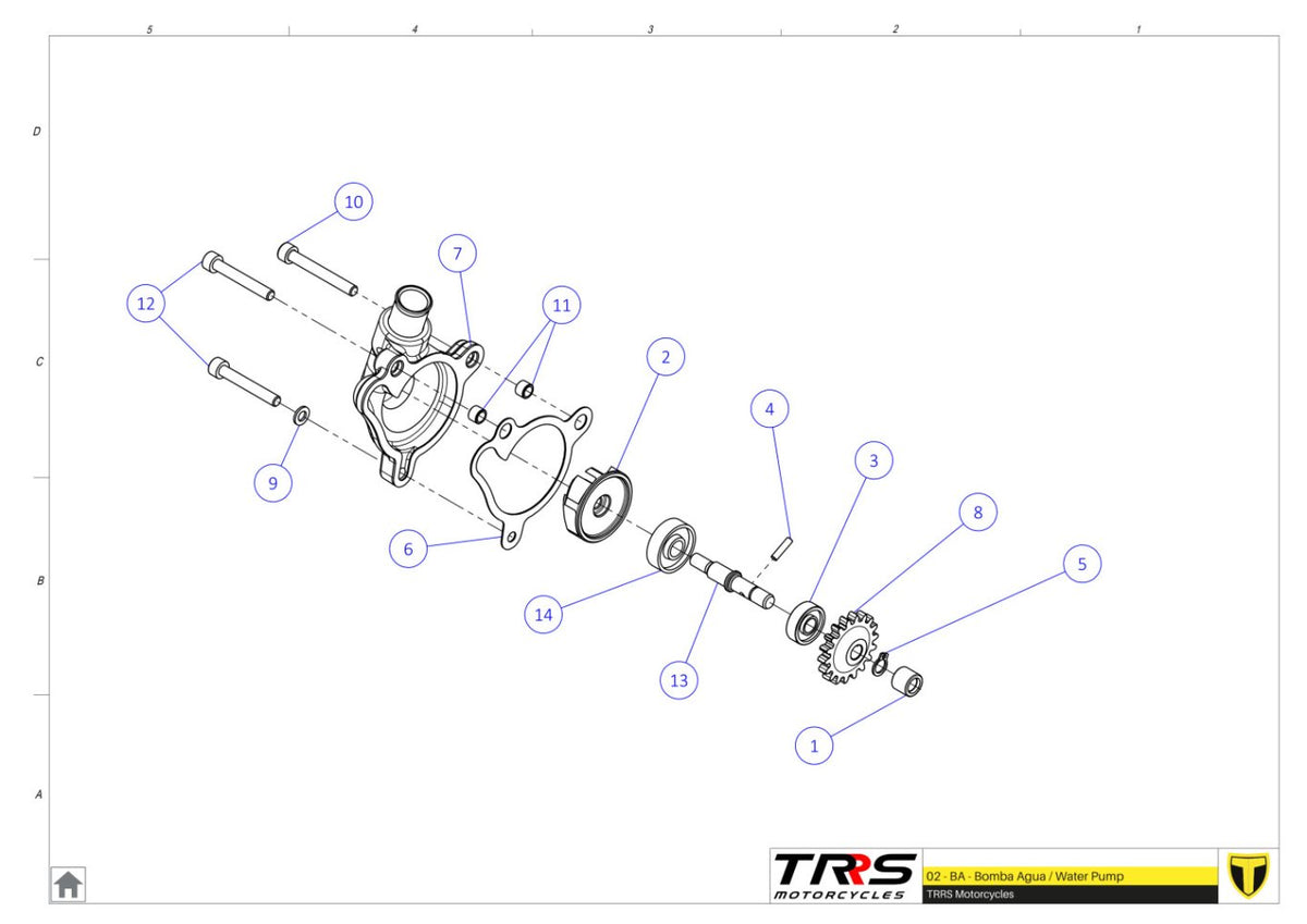 TRRS 2024 XTRACK ONE RR (COMPETITION) — 02MT Ūdens sūknis
