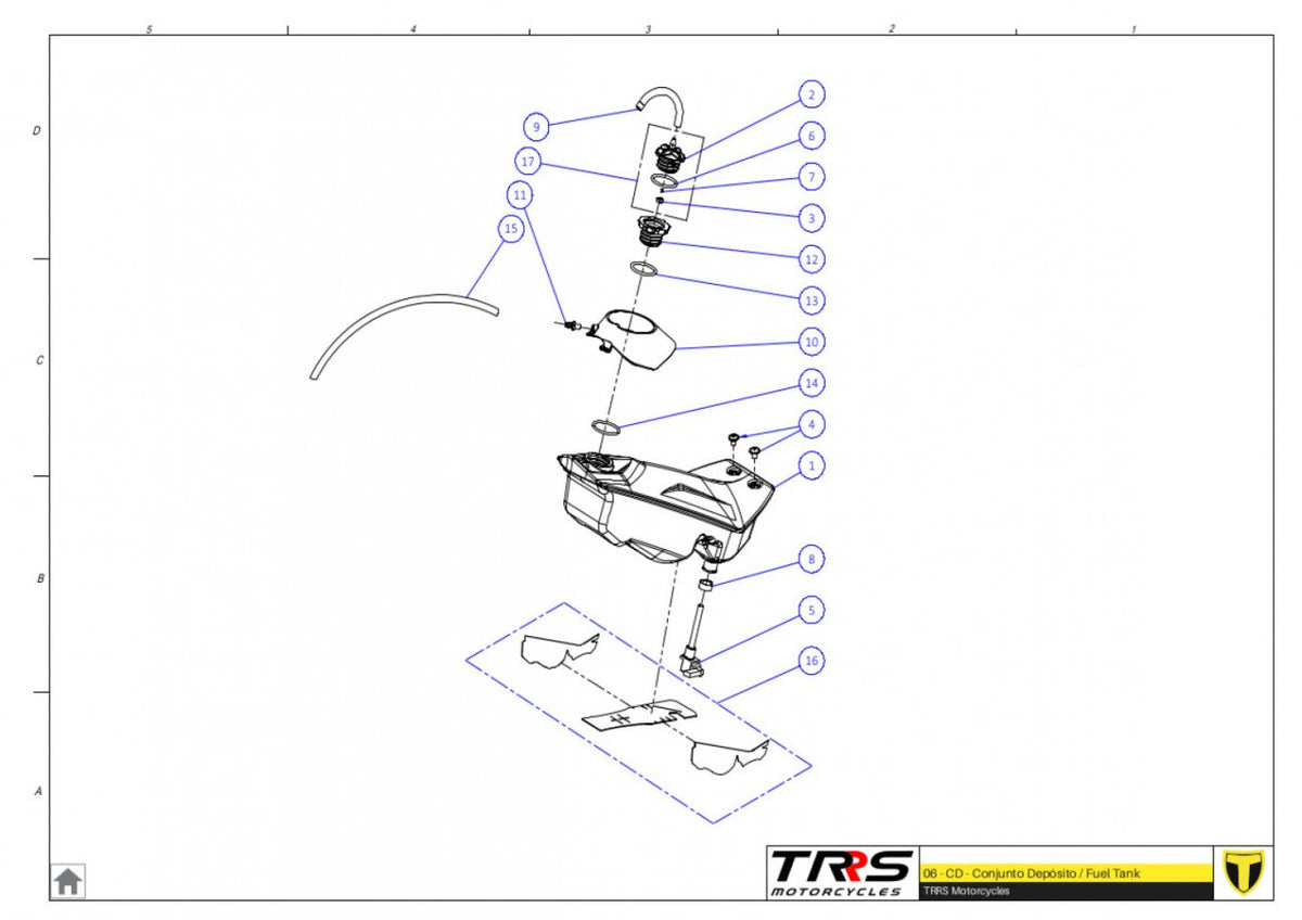 TRRS 2024 ONE RR (HOMOLOGATED) — 06TR Degvielas tvertne