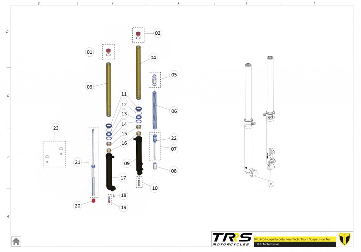 TRRS 2023 ONE RR ELECTRIC START (HOMOLOGATED) — 04BTR Balstiekārta TECH