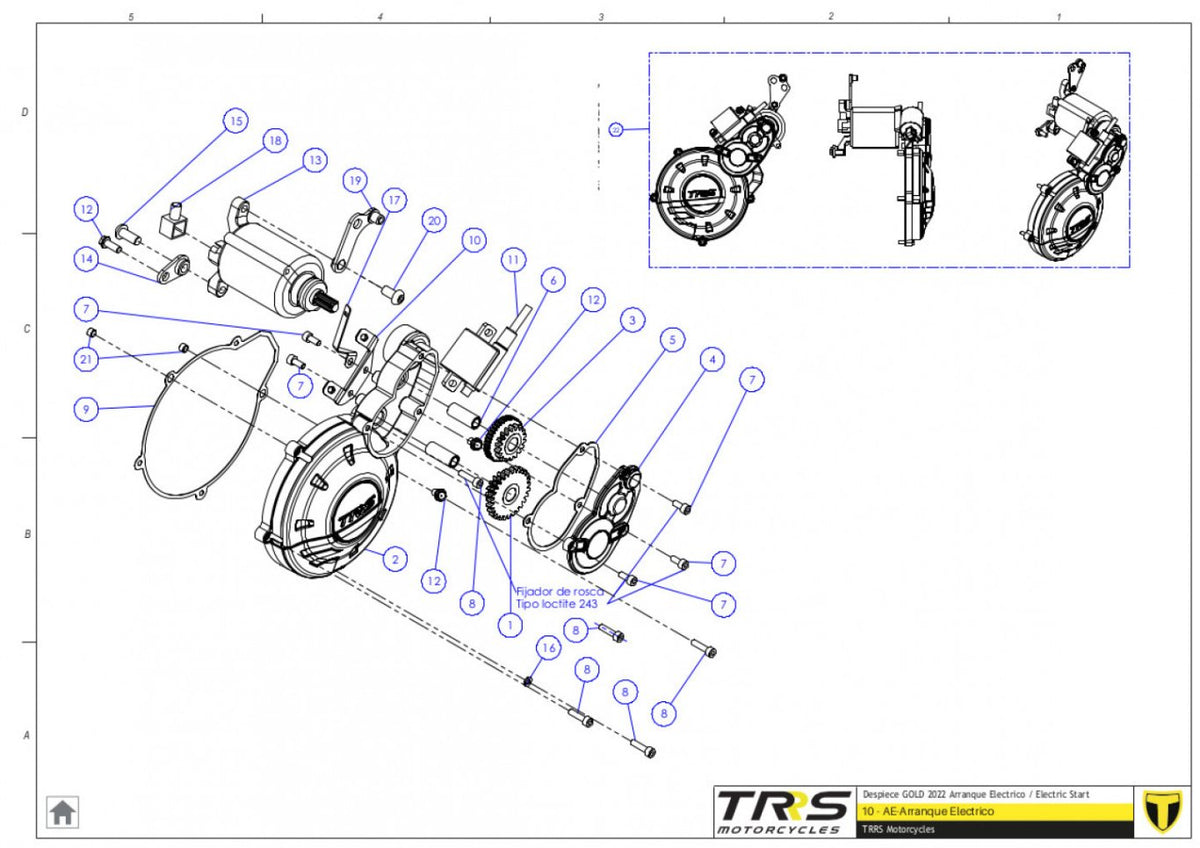 TRRS 2023 ONE GOLD ELECTRIC START — 10MT Elektrostarteris