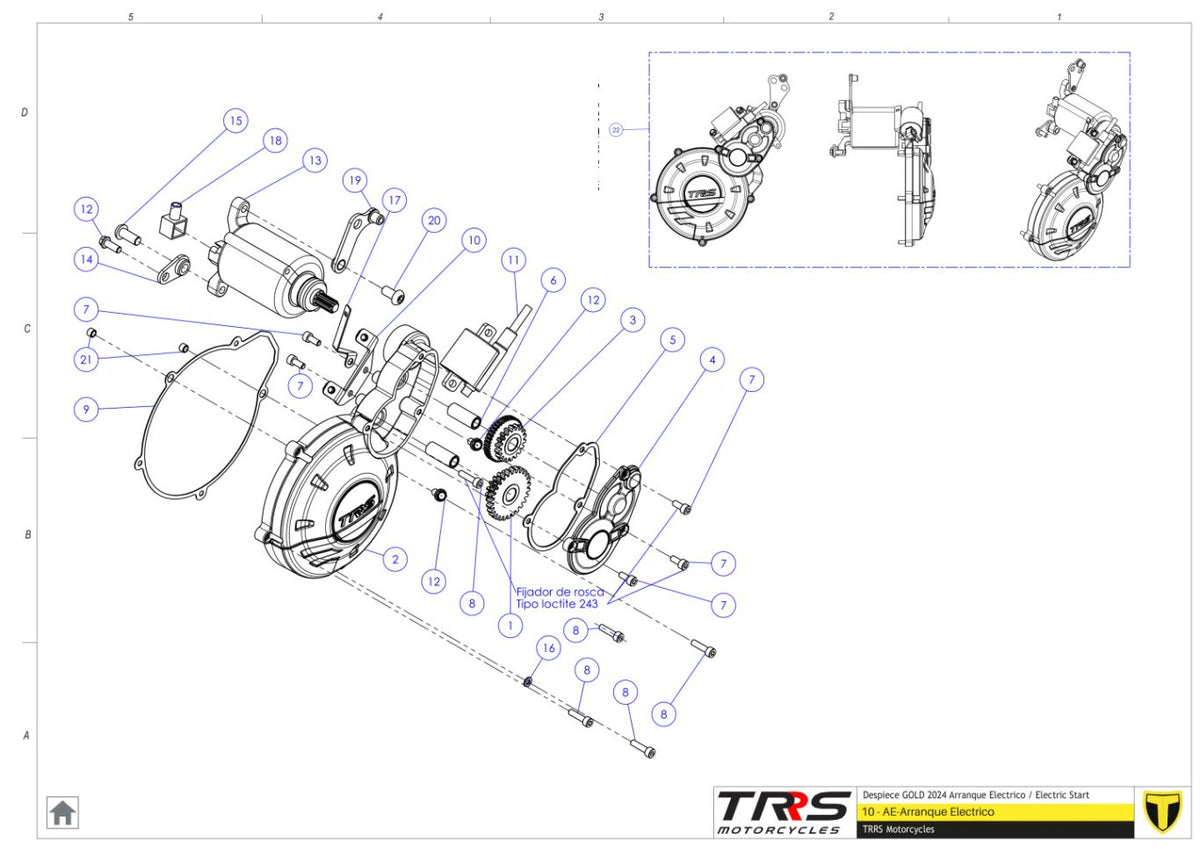TRRS 2024 ONE GOLD ELECTRIC START — 10MT Elektrostarteris