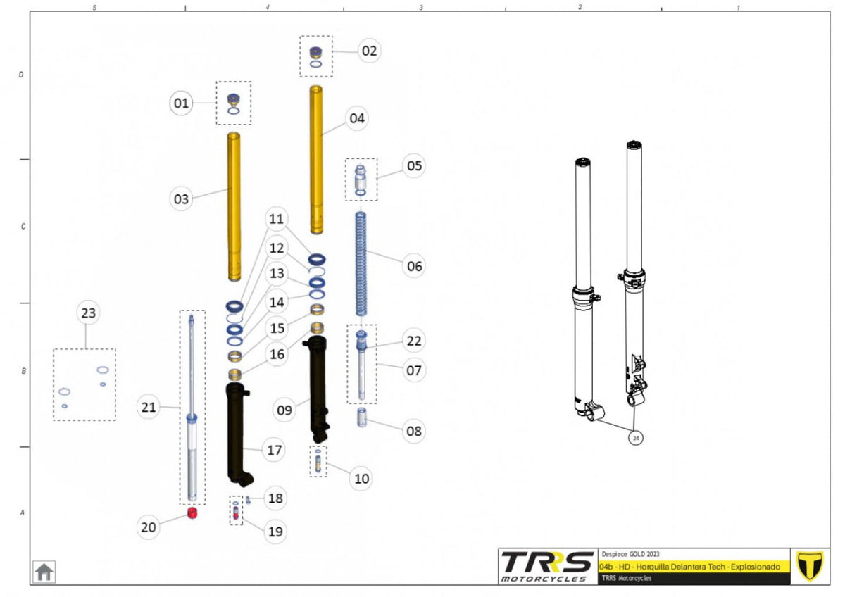 TRRS 2023 ONE GOLD — 04BTR Balstiekārta TECH