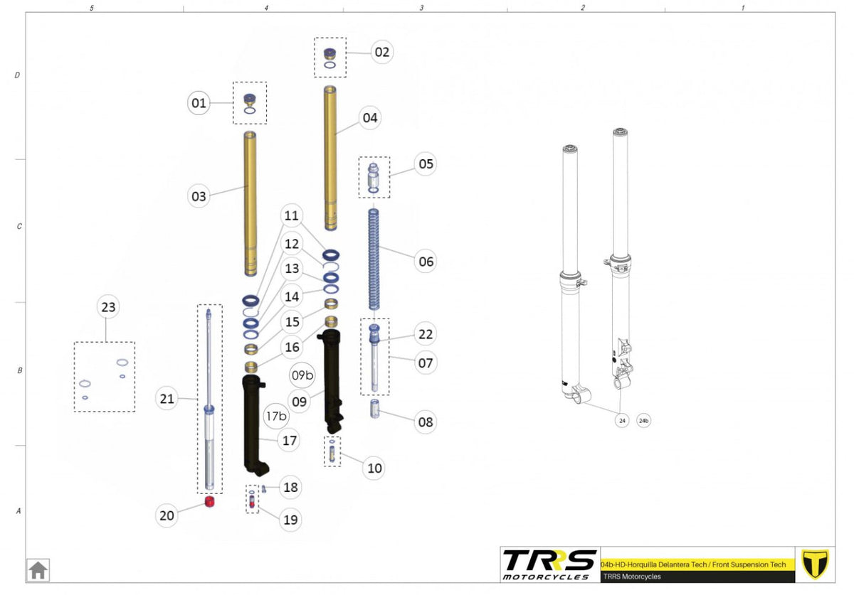 TRRS 2023 ONE RR (HOMOLOGATED) — 04BTR Balstiekārta TECH