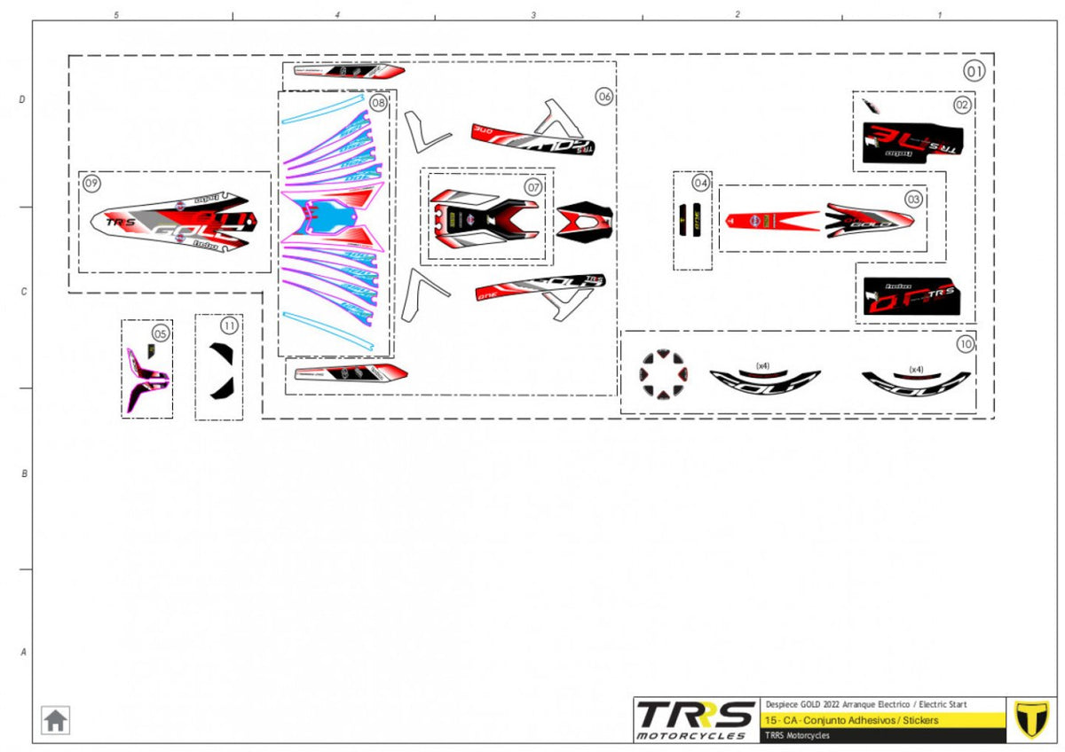 TRRS 2023 ONE GOLD ELECTRIC START — 15TR Uzlīmes