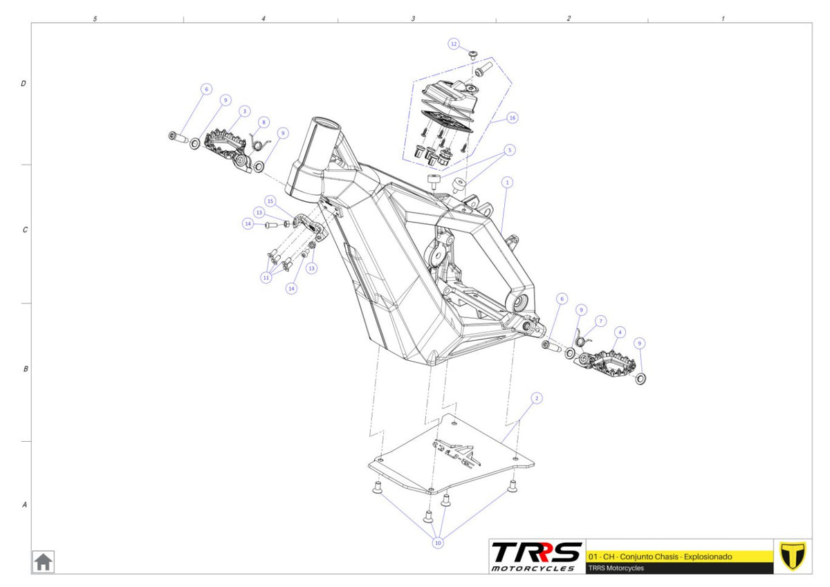 TRRS 2025 ON-E KIDS 16" — 01TR Rāmja mezgls